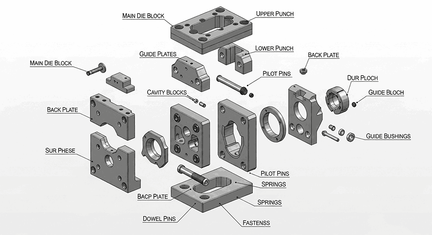 Die Set Assembly View