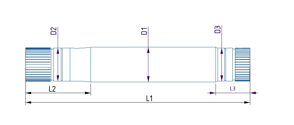 Bar Half Shaft